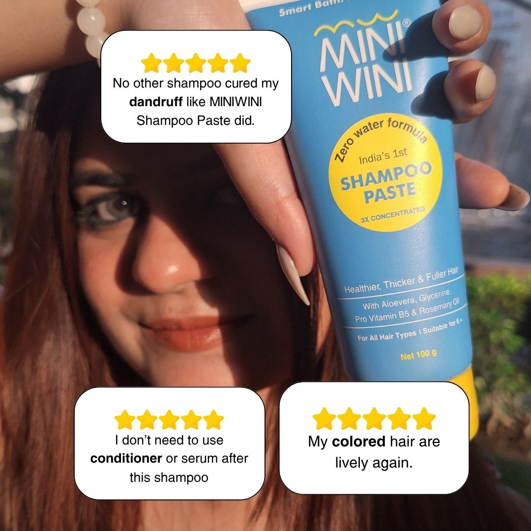MINIWINI Shampoo Paste with Conditioner - 3X powerful formula