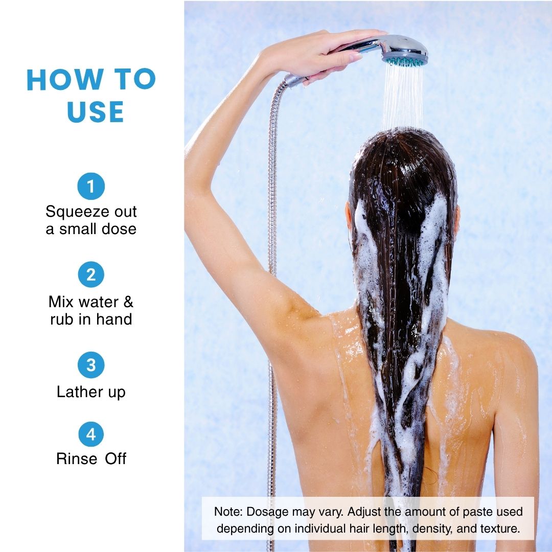 MINIWINI Shampoo Paste with Conditioner - 3X powerful formula