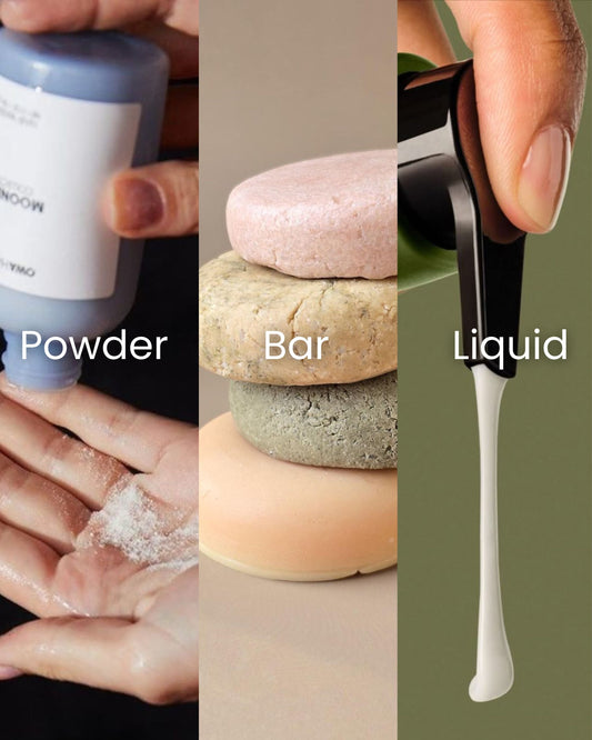 Different Kinds of Waterless Formats in the Shampoo Industry