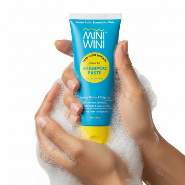 MINIWINI Shampoo Paste – Travel Shampoo That Doesn't Leak, Expire, or Run Out